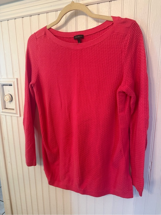 Talbots Sweaters - Talbots Crewneck Hot Pink Small Sweater